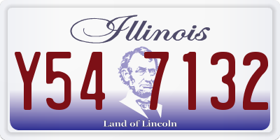 IL license plate Y547132