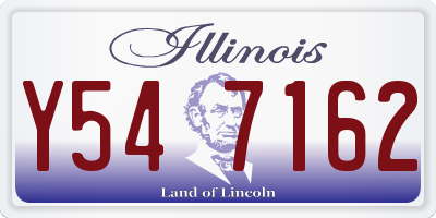 IL license plate Y547162