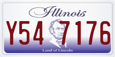IL license plate Y547176