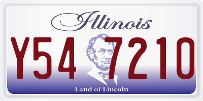 IL license plate Y547210