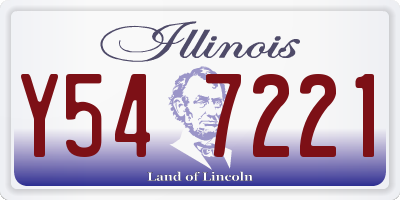 IL license plate Y547221