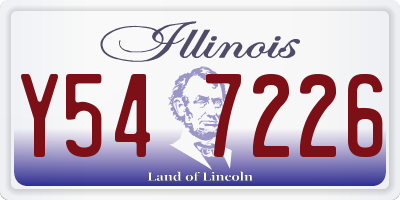 IL license plate Y547226