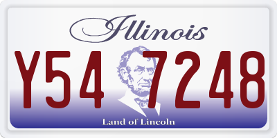 IL license plate Y547248