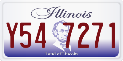 IL license plate Y547271