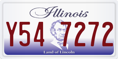 IL license plate Y547272