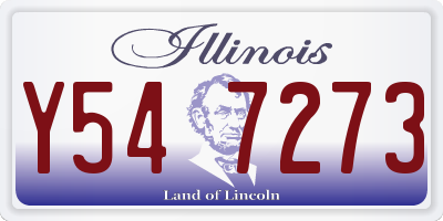 IL license plate Y547273
