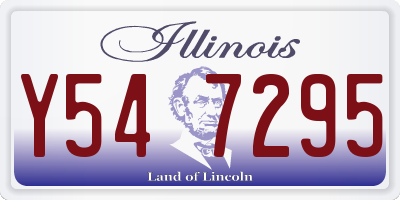 IL license plate Y547295