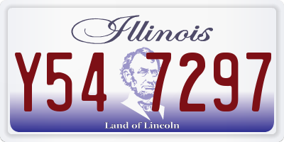 IL license plate Y547297