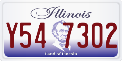 IL license plate Y547302