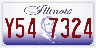 IL license plate Y547324