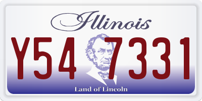 IL license plate Y547331
