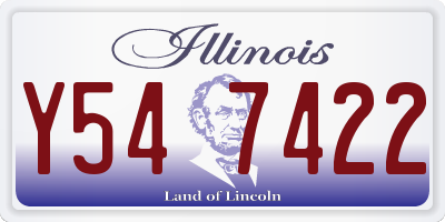IL license plate Y547422