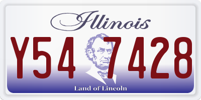 IL license plate Y547428