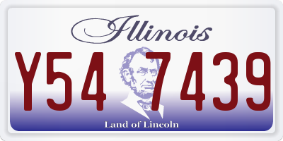 IL license plate Y547439