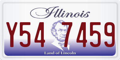 IL license plate Y547459