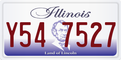 IL license plate Y547527