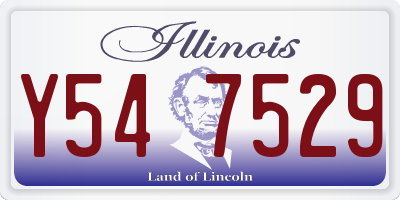 IL license plate Y547529