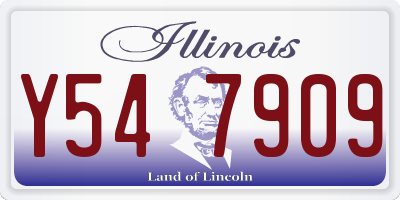 IL license plate Y547909