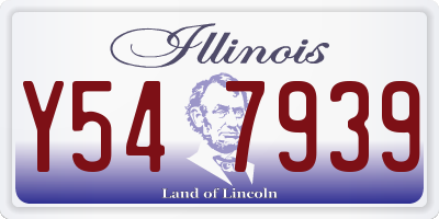 IL license plate Y547939
