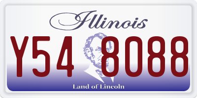 IL license plate Y548088