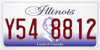 IL license plate Y548812