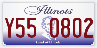 IL license plate Y550802