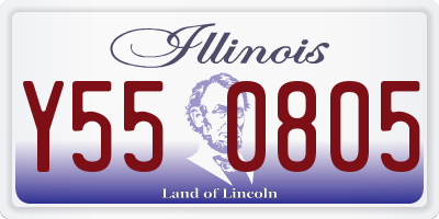 IL license plate Y550805