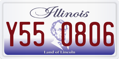 IL license plate Y550806