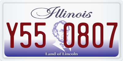 IL license plate Y550807