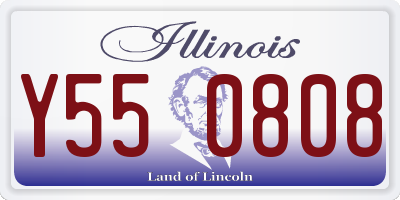 IL license plate Y550808