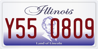 IL license plate Y550809