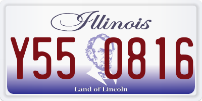 IL license plate Y550816