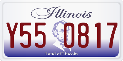 IL license plate Y550817