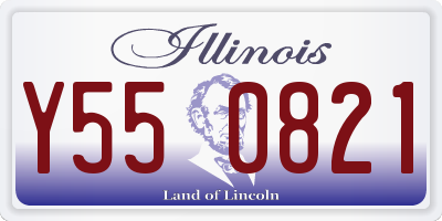 IL license plate Y550821
