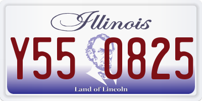 IL license plate Y550825