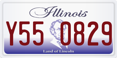 IL license plate Y550829