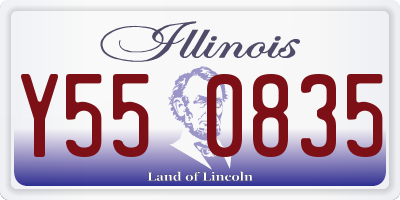 IL license plate Y550835