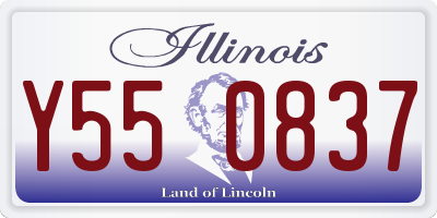 IL license plate Y550837