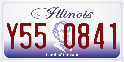 IL license plate Y550841