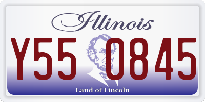 IL license plate Y550845