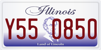IL license plate Y550850