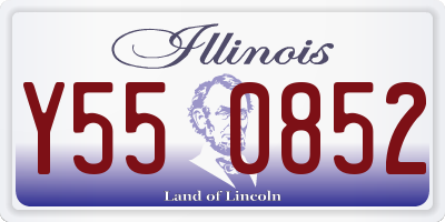 IL license plate Y550852