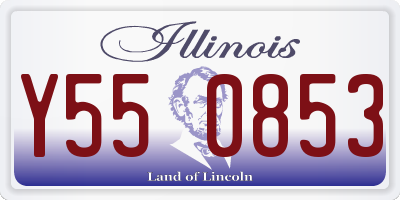 IL license plate Y550853