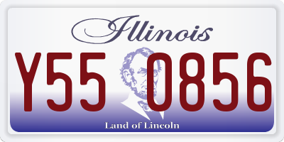 IL license plate Y550856