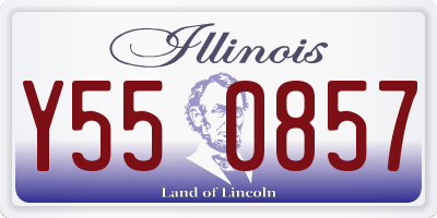 IL license plate Y550857