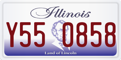 IL license plate Y550858