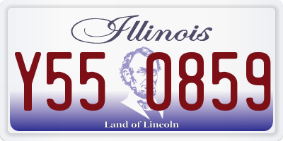 IL license plate Y550859