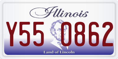IL license plate Y550862