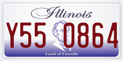 IL license plate Y550864
