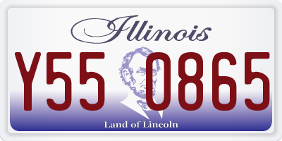 IL license plate Y550865